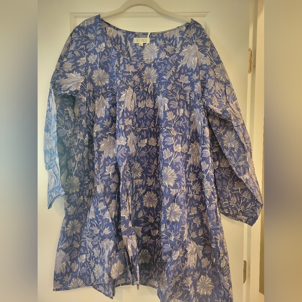 Grace Holiday Blue Sully Dress